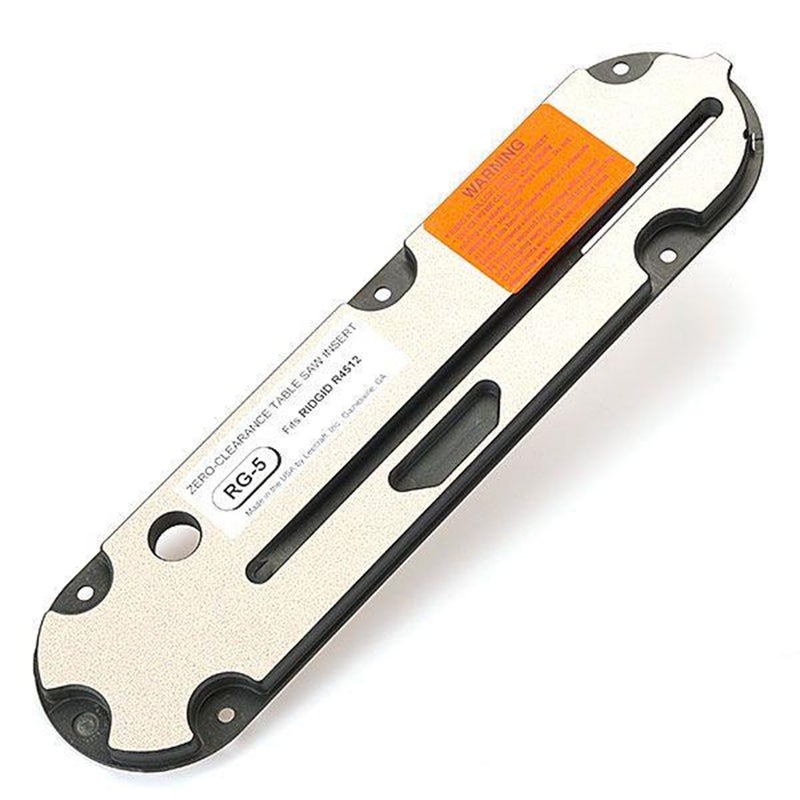 Leecraft Ridgid R4512 Table Saw Zero-Clearance Blade Insert